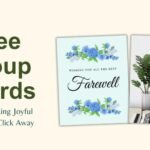 Creating group cards for special corporate celebrations